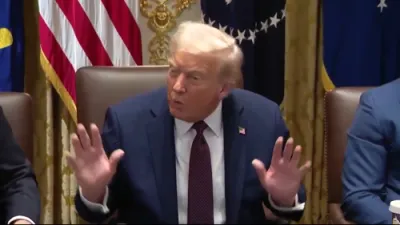 Trump Holds Record-Long Open Cabinet Meeting.