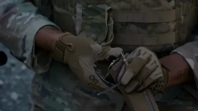 U.S. Soldiers Test Skills in German Shooting Contest.
