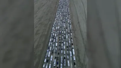 Would You Wait in This 8-Hour Traffic for Fun?