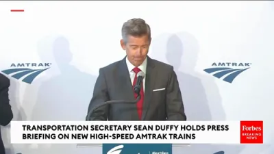 Duffy Moves to Put D.C.'s Union Station Under DOT Control.