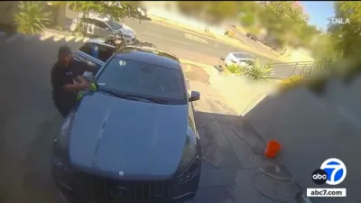 Brazen Armed Robbery Caught on Video in Woodland Hills.