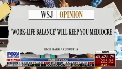 Gen-Z CEO Ignites Debate on Work-Life Balance.