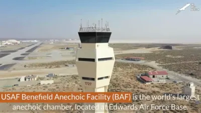 Inside Secret Chamber Where U.S. Tests Bombers.