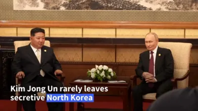 Kim Urges Stronger Ties With Putin in Beijing.