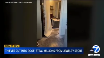 Thieves Cut Into Roof and Steal Millions in Jewelry.
