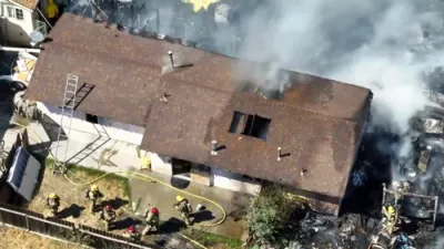 Backyard Shed Fire Spreads Across SoCal Homes.