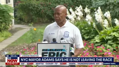 BREAKING: Adams Declares He's Staying in Mayoral Race.