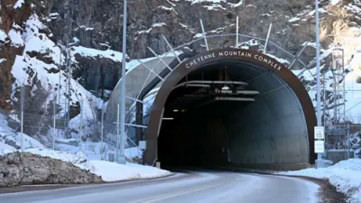 Inside America's Space Force Bunker at Cheyenne Mountain.