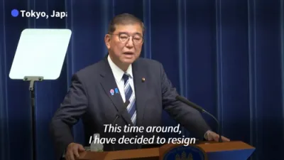 Japan's Prime Minister Shigeru Ishiba Resigns.