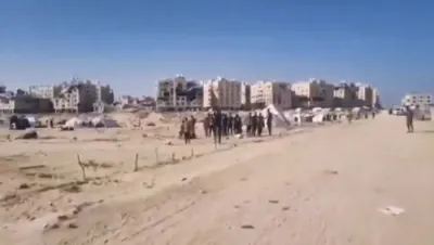 Footage Shows Hamas Blocking Gaza Evacuees.