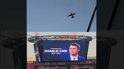 NASCAR Crowd Erupts As Charlie Kirk is Honored.