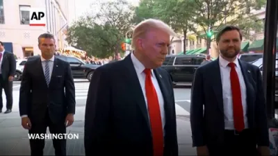 Trump &ldquo;Very Unhappy" Over Israeli Strike in Qatar.