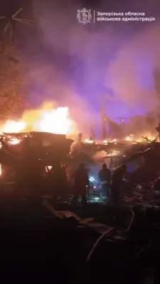 Russian Strikes Hit Ukraine Again in Drone Attack.