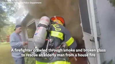 Michigan, House Fire, Firefighter Rescue, CFD, Bodycam Footage, Critical Condition, American News
