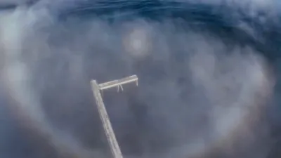 Rare Fogbow Stuns Bay Area Onlookers.