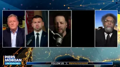 Political Activist Cornel West Walks Off During Heated Debate on Charlie Kirk.