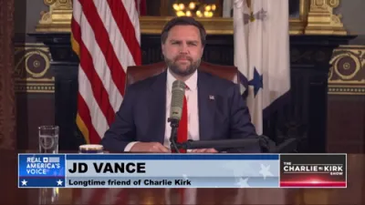 JUST IN: JD Vance Taking the Mic for Charlie Kirk Show.