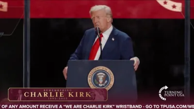 Trump Condemns Hypocrisy In Kirk's Killing.