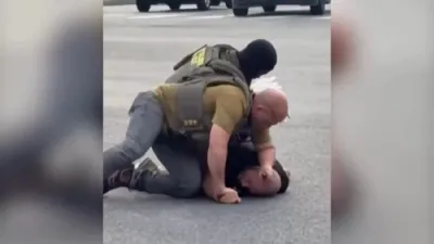 ICE Agent Drops Gun, Points at Bystanders in Maryland Arrest. 