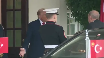President Trump welcomes Turkish President Recep Tayyip Erdogan to the White House.