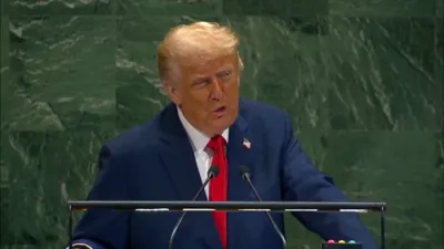 Trump Blasts 'Stupid' Climate Predictions At UN.