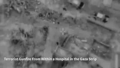 Hamas Gunmen Caught Firing Inside Hospital.