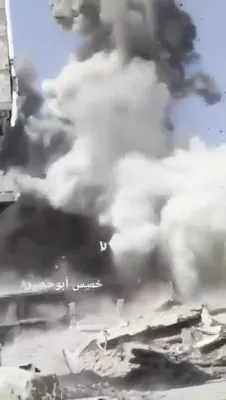Israeli Airstrikes Pound Gaza's Shati Camp. 
