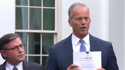 Leader Thune Blasts Democrats Over Shutdown Threat. 