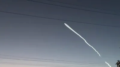 SpaceX Rocket Dazzles Southern California Sky.
