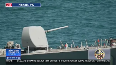 U.S.S. Navy Showcases Power Before Trump.
