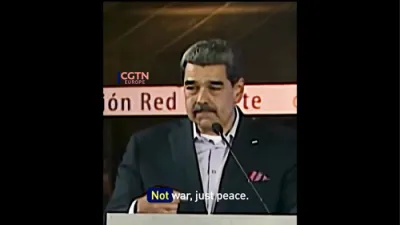 Maduro Appeals For Peace After U.S. Airstrikes.