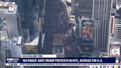 Thousands Flood NYC Streets In 'No Kings' Protest.