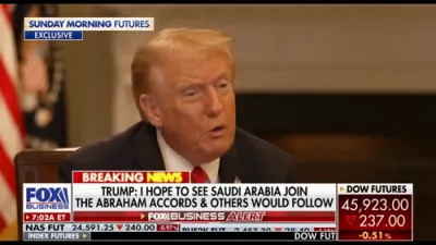 Trump Claims Saudi May Join Abraham Accords.