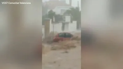 Flash Flood Chaos Traps Drivers in Spain.