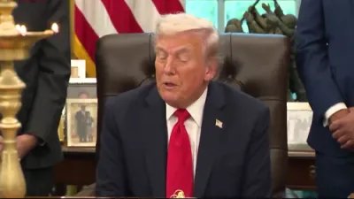Trump to Schumer and Jeffries: 'I'll Meet&mdash;But Only If They Reopen the Country'