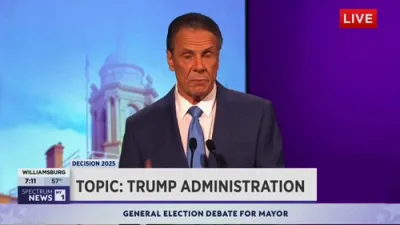 Cuomo Says Trump Will 'Knock Zohran Mamdani on His Tuckus' if Elected NYC Mayor.