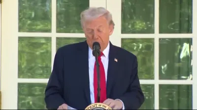 Trump Tells Senate GOP: 'We Will Not Be Extorted by Democrats'