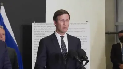Jared Kushner Expresses Optimism for Gaza's Future During Visit to Civil-Military Coordination Center.