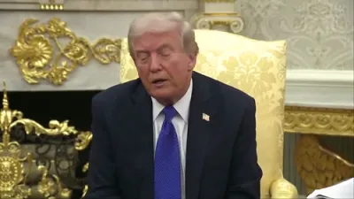Trump Boasts 'Finest Ballroom Ever Built,' Says Project Comes at 'No Cost to the Country'