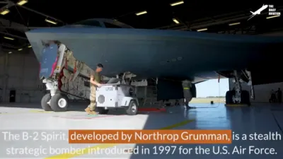 B-2 Spirit Stealth Bomber Takes Off in Rare Full-Throttle Display