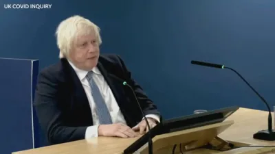 Boris Johnson Loses Control During COVID Inquiry, Defends Handling of Exam Results.