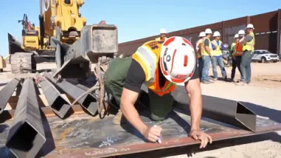 US Army Starts Building New 15-Mile Border Wall in Arizona.
