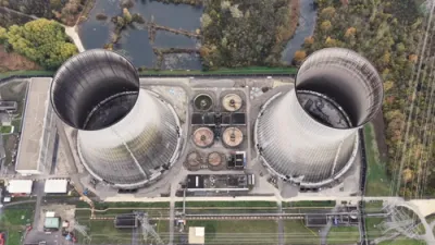 Watch: Germany Demolishes Iconic Nuclear Plant Towers in Bavaria.