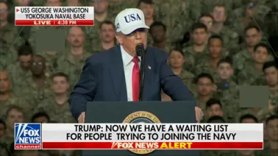 Trump Salutes Troops in Japan: &ldquo;Power and Steel Guarding American Liberty"