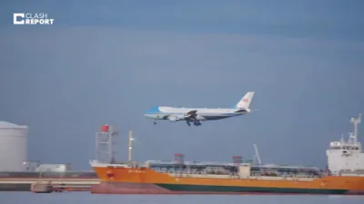 BREAKING:  Air Force One Touches Down in Tokyo as Trump Begins Japan Visit.