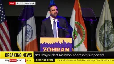 In Triumphant Address, Mamdani Hails New York as &ldquo;City of Immigrants"