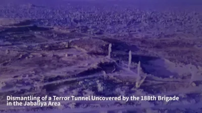 Israeli Forces Uncover and Demolish Major Hamas Tunnel in Northern Gaza.