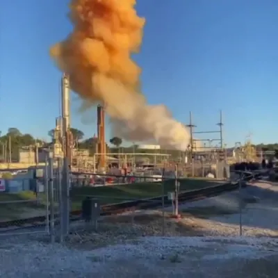 Massive Blast at Mississippi Fertilizer Plant Forces Evacuations Over Chemical Leak.