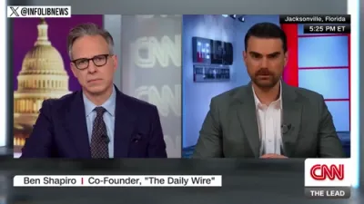 Ben Shapiro and Jake Tapper Voice Concern Over Carlson Interview and Right-Wing Anti-Semitism.