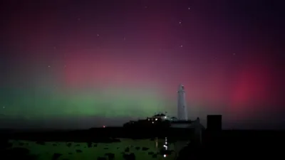 Northern Lights Illuminate UK Skyline After Severe Geomagnetic Storm.